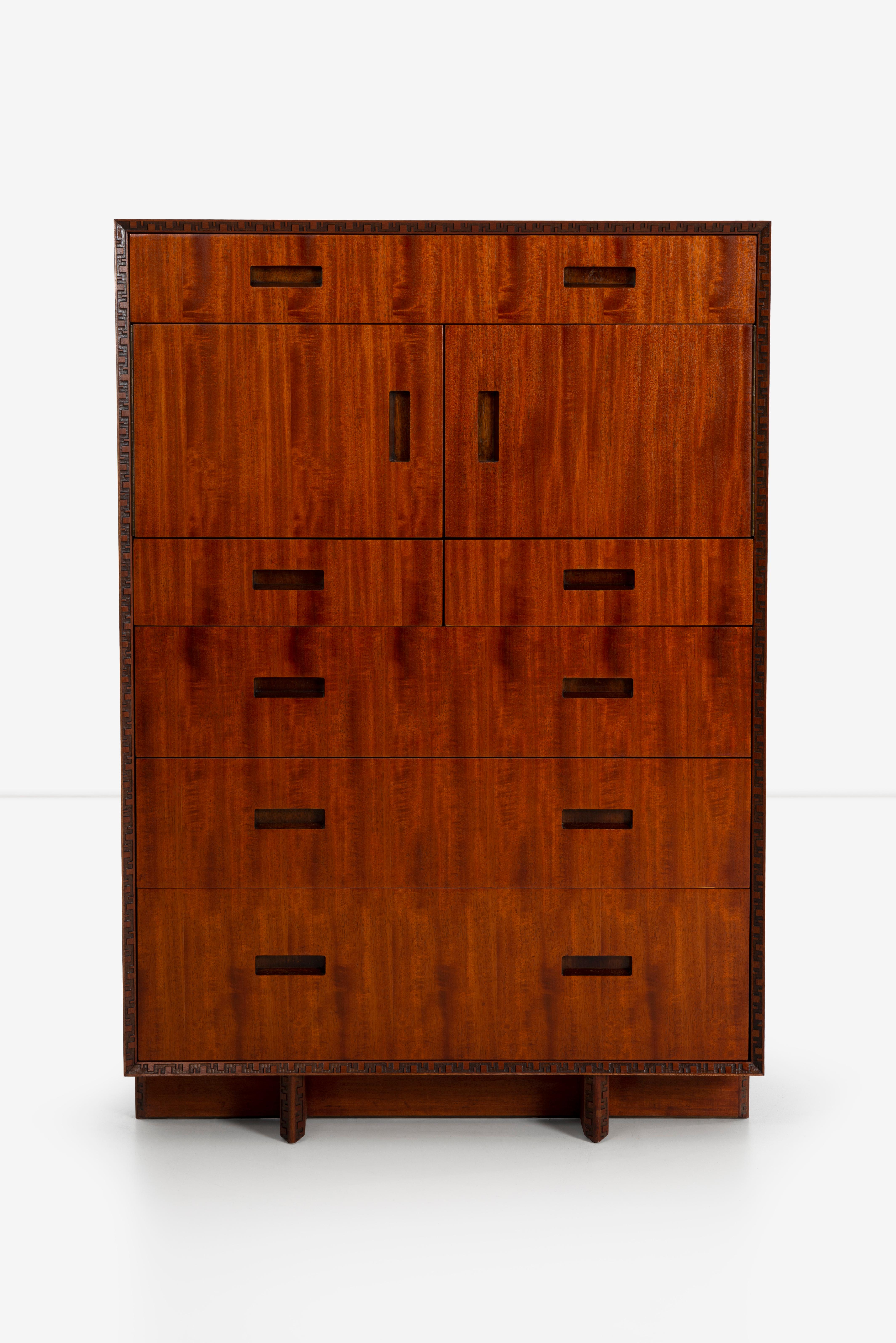 Mid-Century Modern Frank Lloyd Wright High Chest