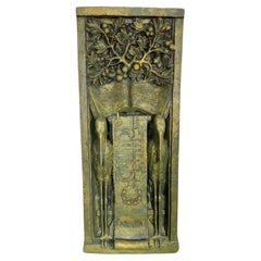 Frank Lloyd Wright Home & Studio foundation Ornamental Cast relief