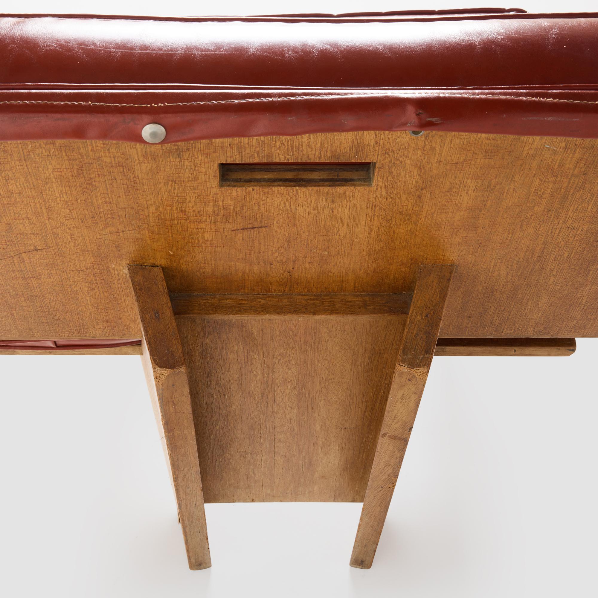 Frank Lloyd Wright Lounge Chair aus dem Dorothy-Turkel-Haus, Detroit im Angebot 4