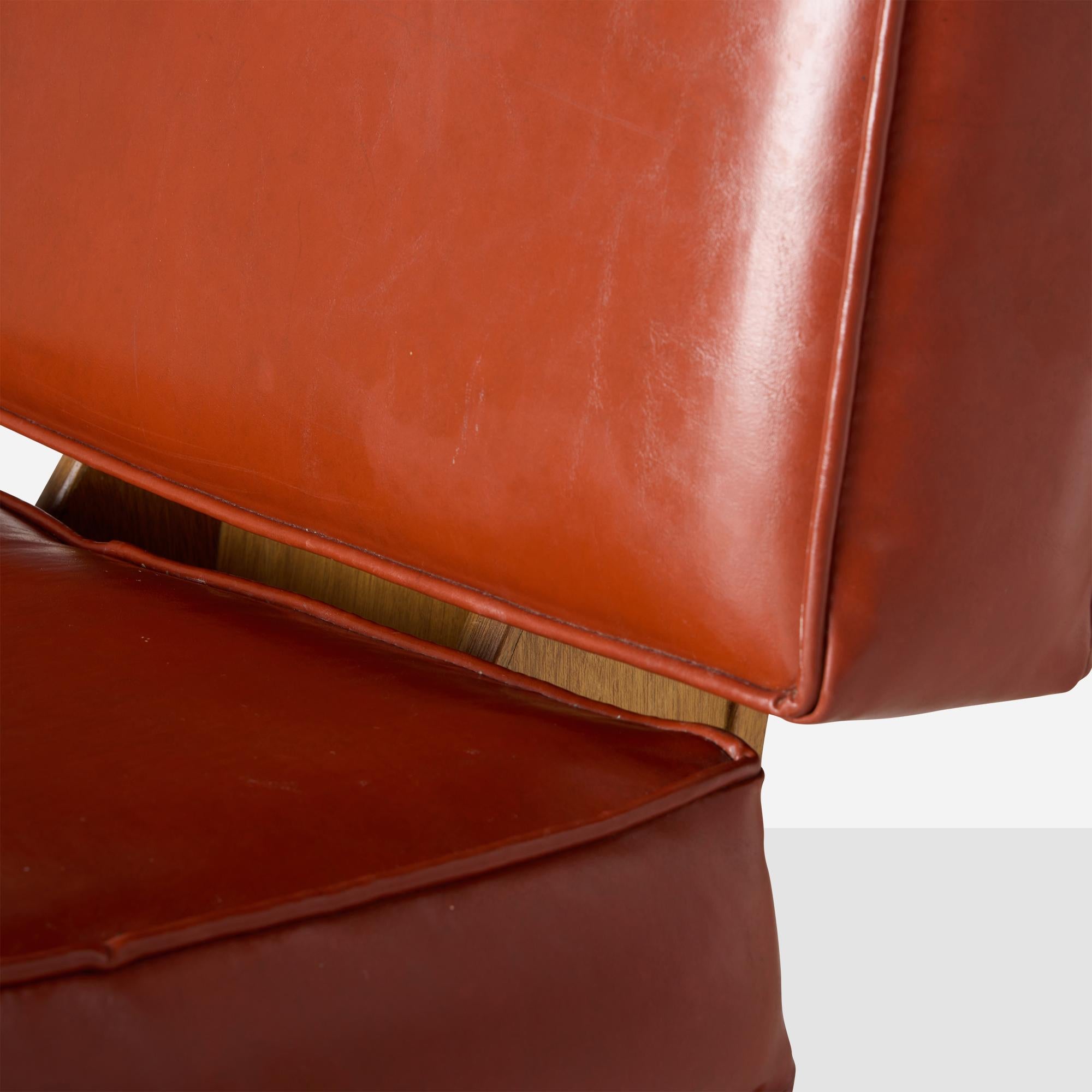 Frank Lloyd Wright Lounge Chair aus dem Dorothy-Turkel-Haus, Detroit (Mahagoni) im Angebot