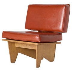 Vintage Frank Lloyd Wright Lounge Chair from the Dorothy Turkel House, Detroit