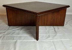 Frank Lloyd Wright Mahogany Low Coffee Table Taliesin Heritage Henredon, 1955