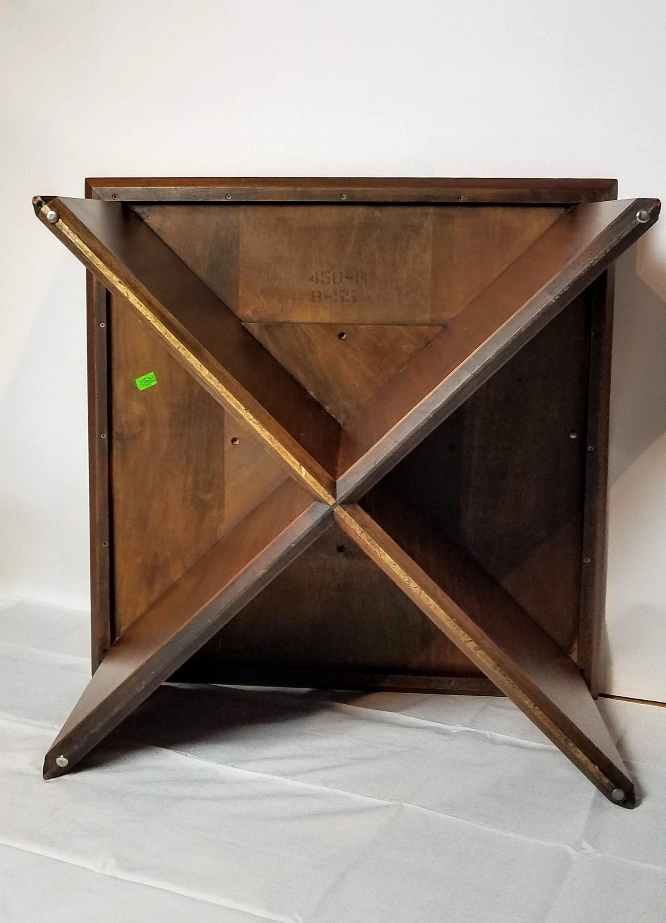 American Frank Lloyd Wright Mahogany Low Coffee Table Taliesin Heritage Henredon, 1955