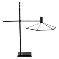 Frank Lloyd Wright "Midway Gardens" Table Lamp Stained Glass 1914-1994 Yamagiwa