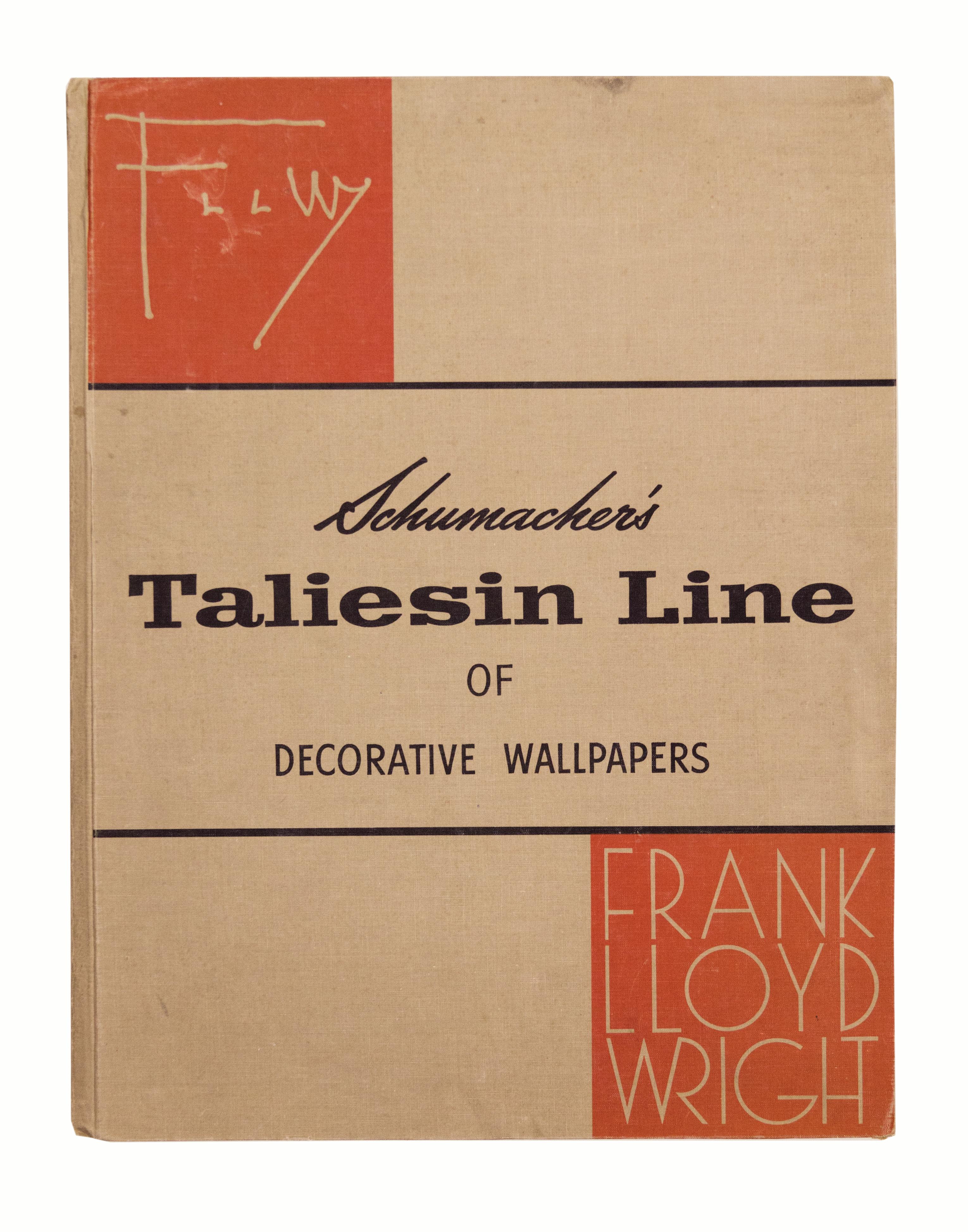 Schumacher's Taliesin line of decorative Fabrics and Wallpapers. - Mixed Media Art by Frank Lloyd Wright