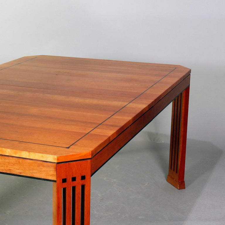 Frank Lloyd Wright Prairie School Arts and Crafts Cherry Dining Table ...