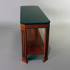 Frank Lloyd Wright Prairie School Arts & Crafts Cherry Sofa Table by Stickley