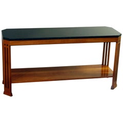 Frank Lloyd Wright Prairie School Arts & Crafts Cherry Sofa Table by Stickley