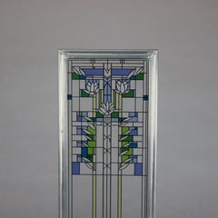 Frank Lloyd Wright Prairie School Emaillierte Glastafel:: 20