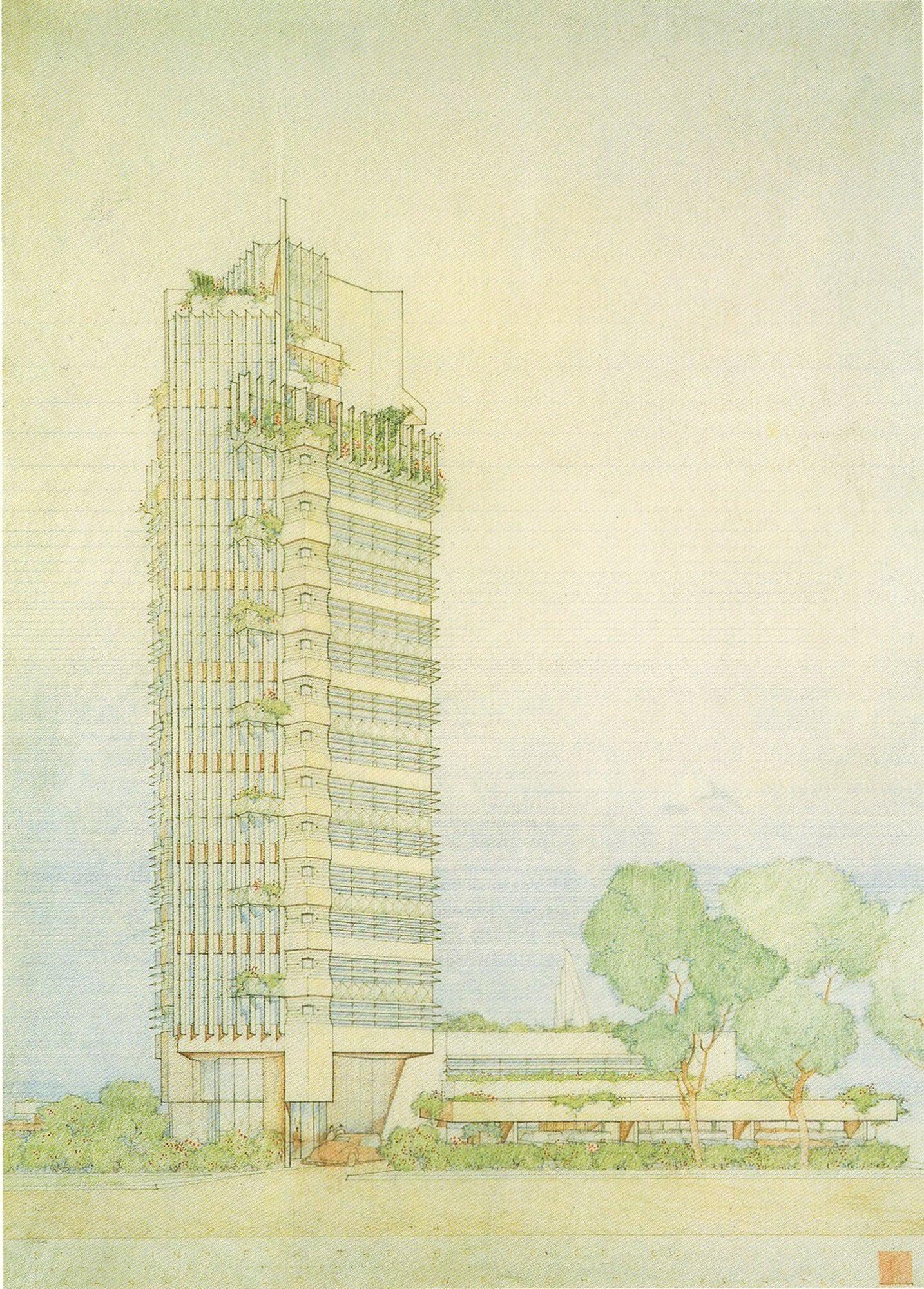 Frank Lloyd Wright 'H.I.C.'. Price Company Tower' 1994 in vendita 1