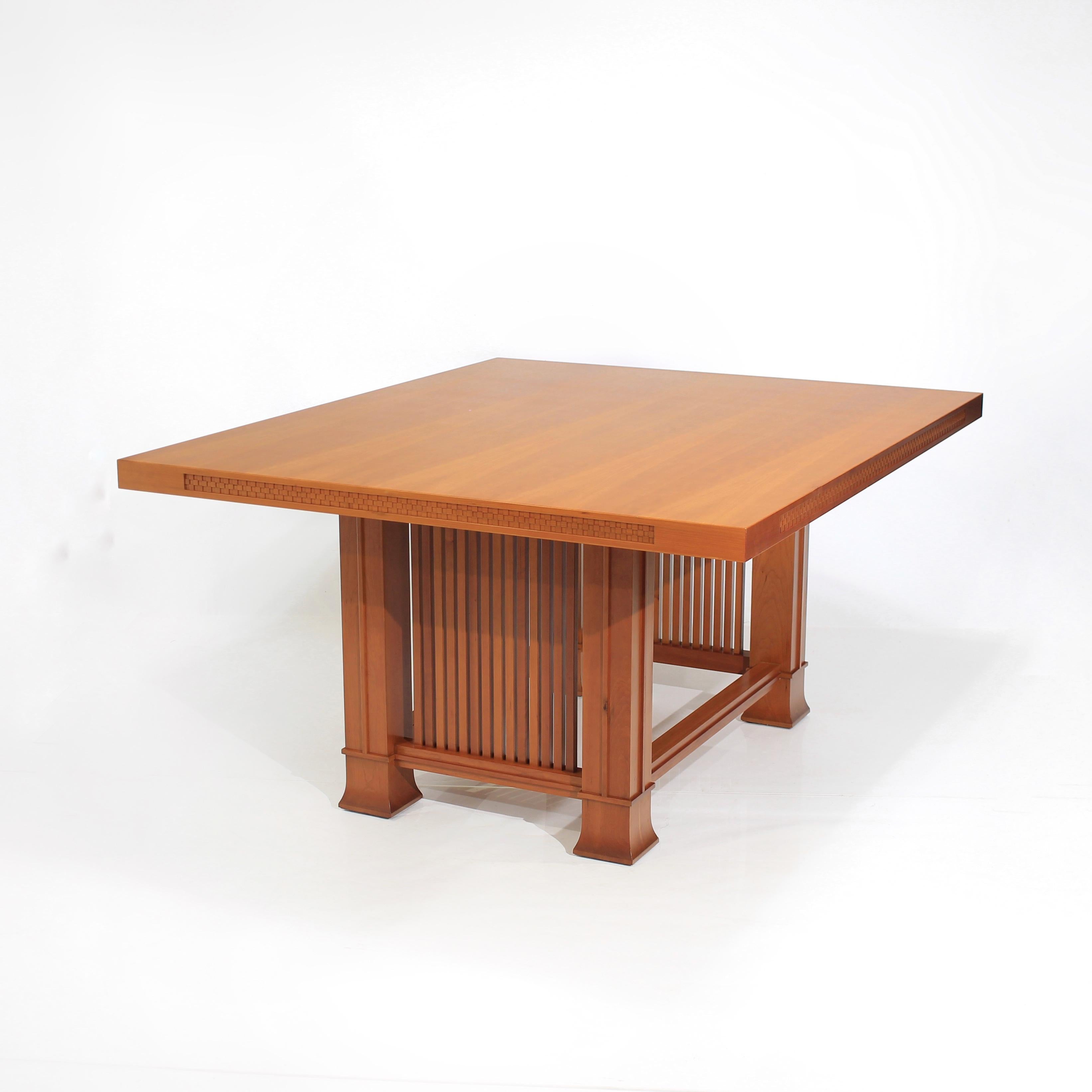 Shaker Frank Lloyd Wright Rectangle Dining Table Husser 615 by Cassina