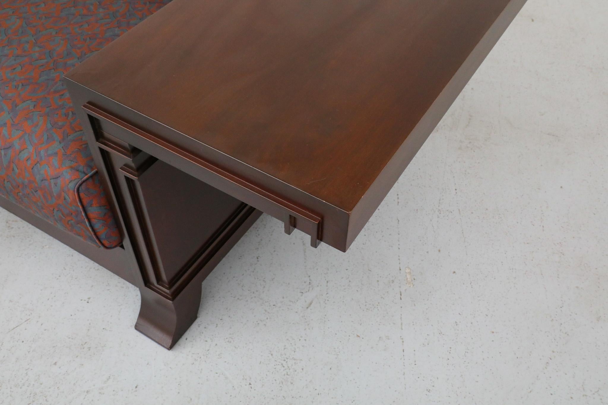 Divano Frank Lloyd Wright Robie 3 in ciliegio tinto noce di Cassina, 1989 in vendita 5