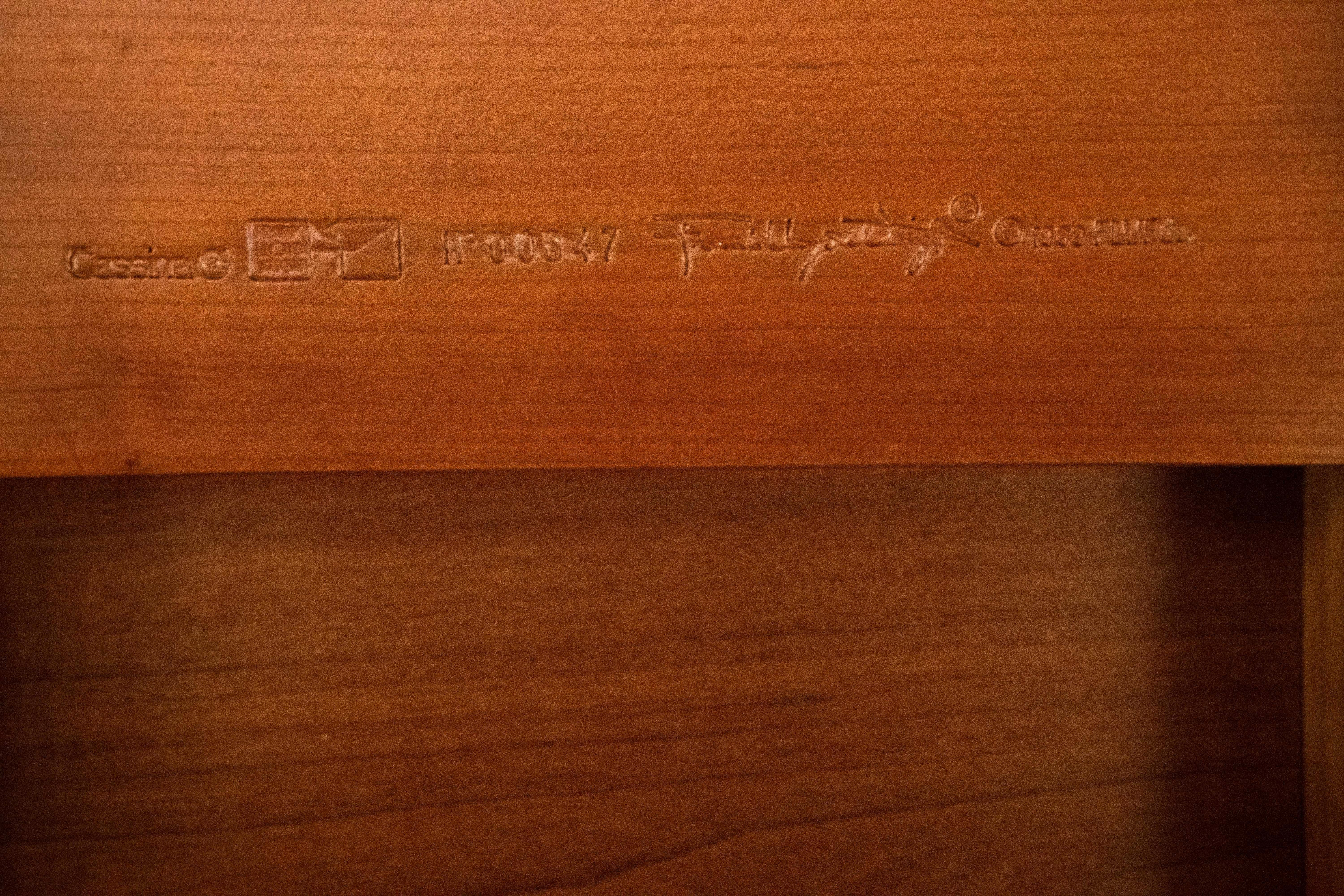 Frank Lloyd Wright Robie Side Table for Cassina, limited edition. Italy 1989. en vente 9