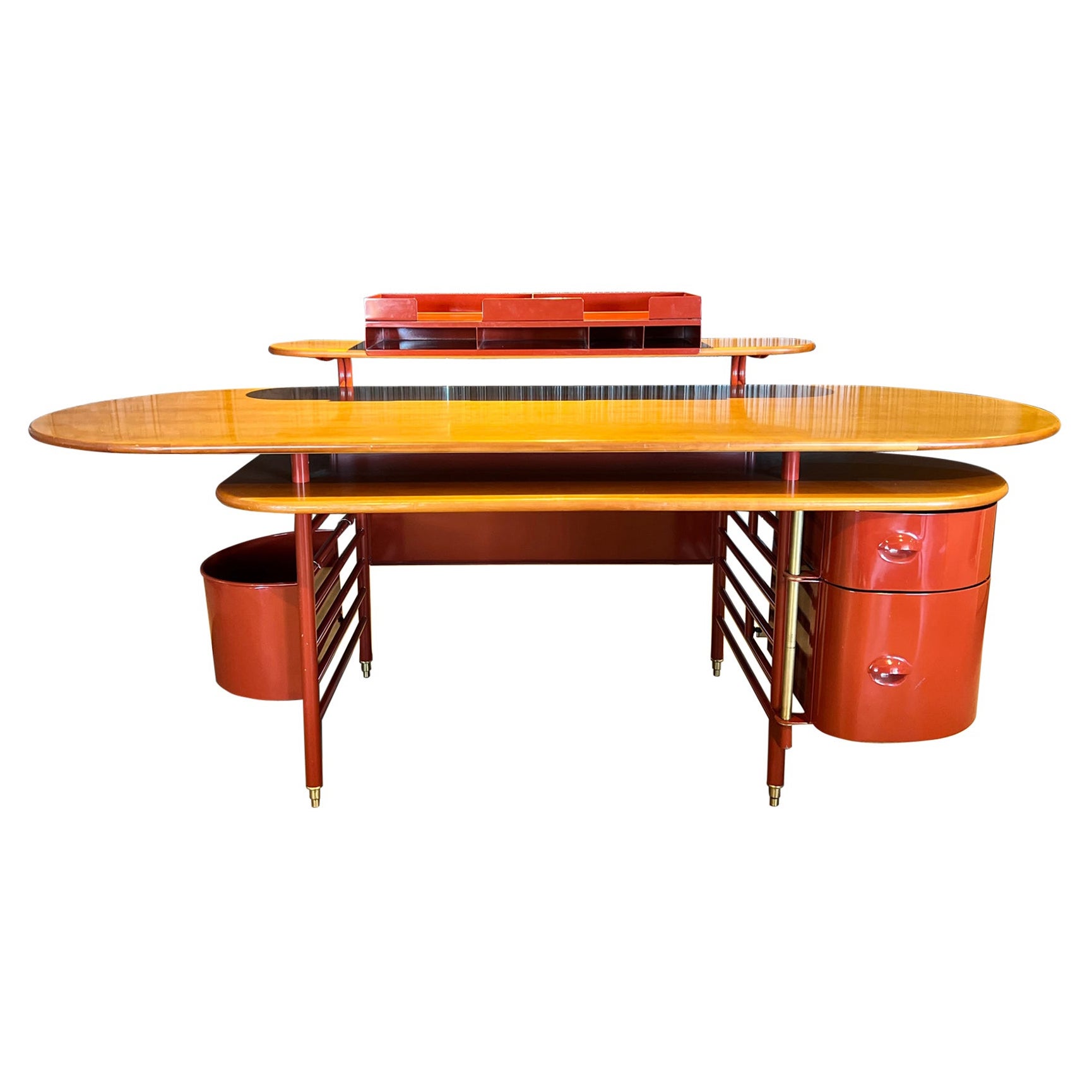 Frank Lloyd Wright S.C. Johnson 617 Desk licensed by Cassina
