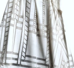 Frank Lloyd Wright Schumacher Cortina, drapeado, tapiz, 1955