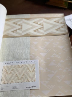 Frank Lloyd Wright Schumacher Wallcovering Fabric Book Catalogue Reference, 1986