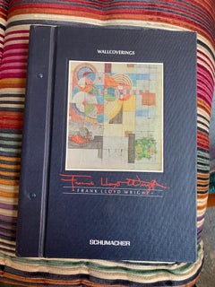 Frank Lloyd Wright Schumacher Revestimientos murales Catálogo Libro de referencia 1986