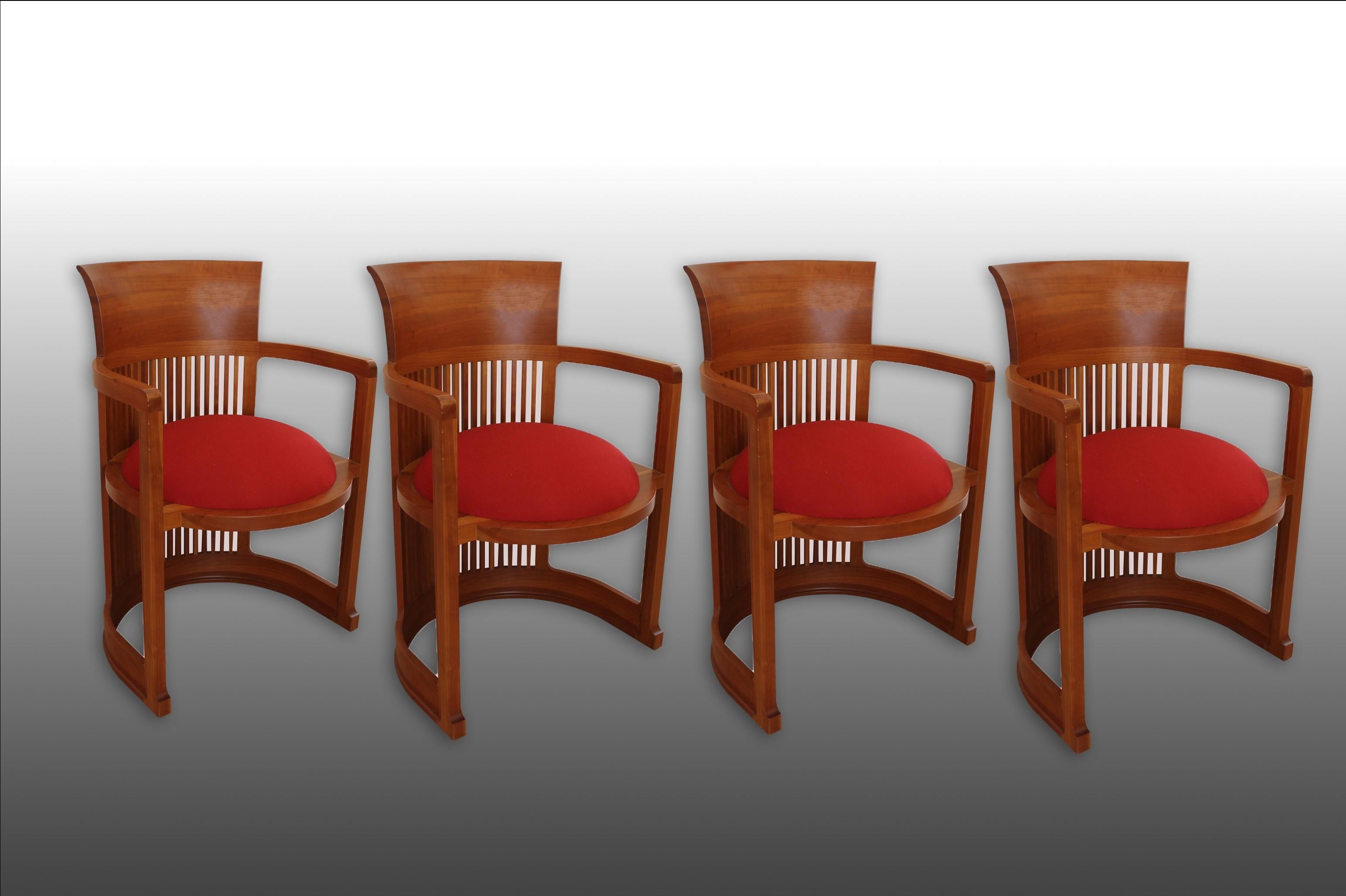 Frank Lloyd Wright set table chairs en vente 2