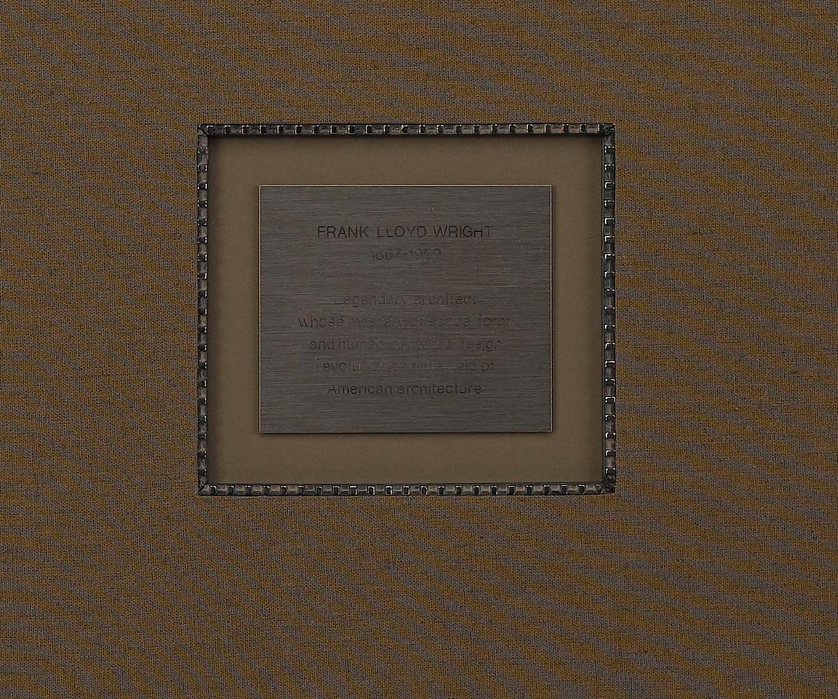 Frank Lloyd Wright Signatur Collage im Zustand „Gut“ im Angebot in Colorado Springs, CO