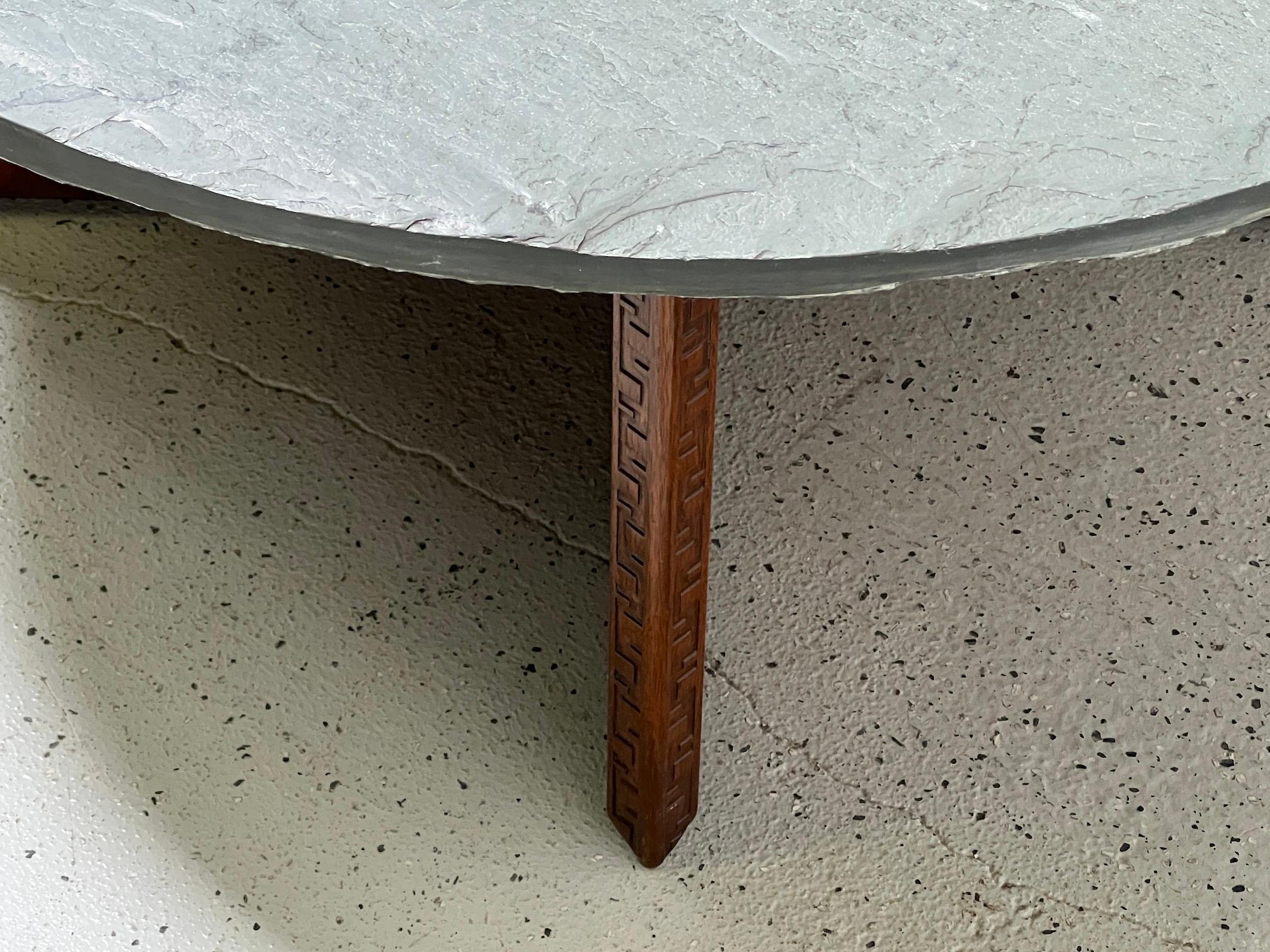Frank Lloyd Wright Slate Top 'Taliesin' Coffee Table 8
