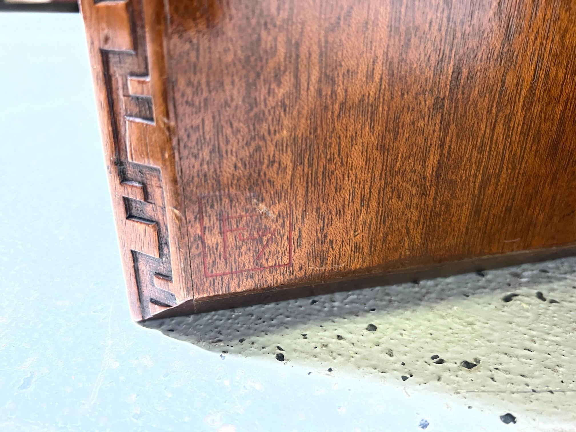 Frank Lloyd Wright Slate Top 'Taliesin' Coffee Table 10