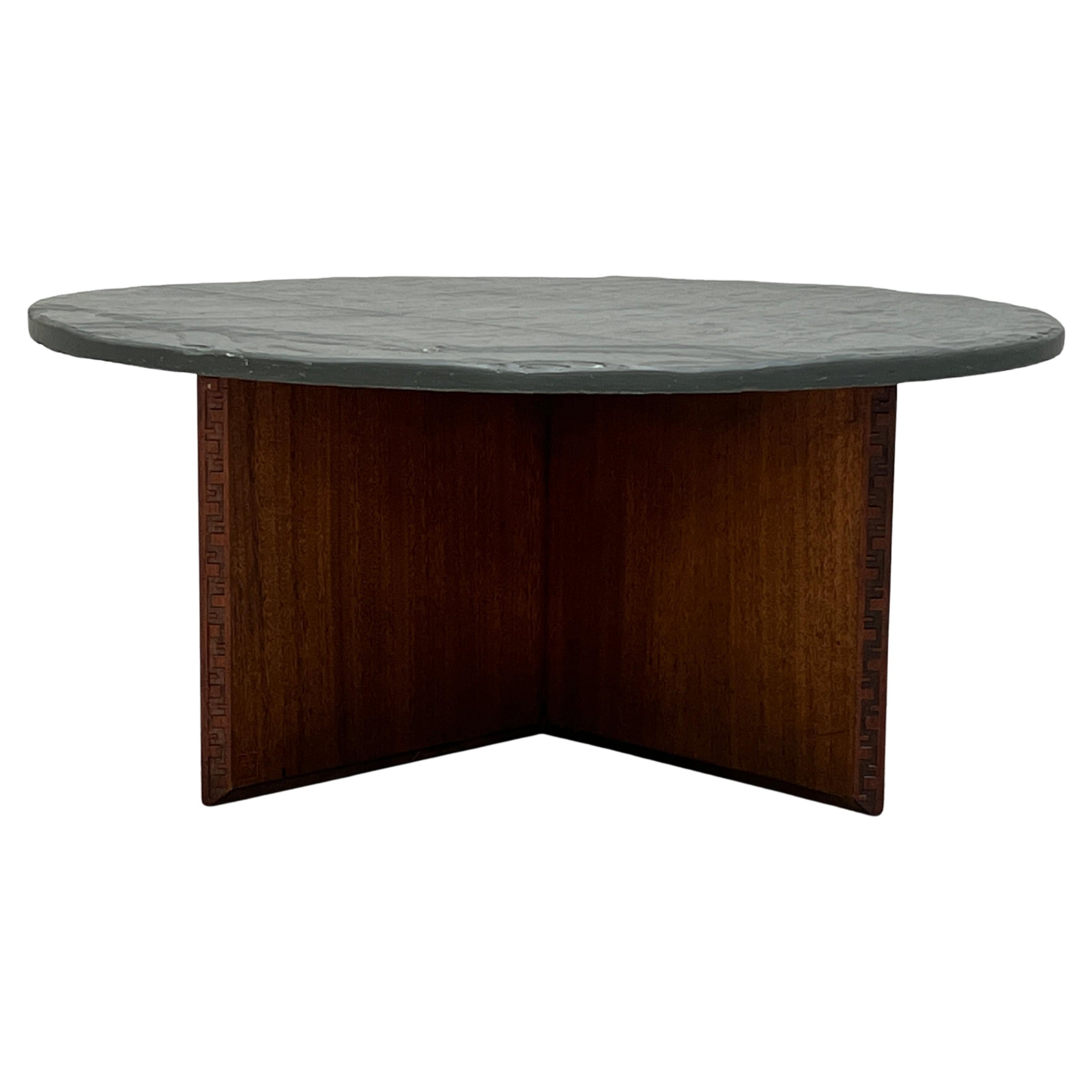 Frank Lloyd Wright Slate Top "Taliesin" Coffee Table