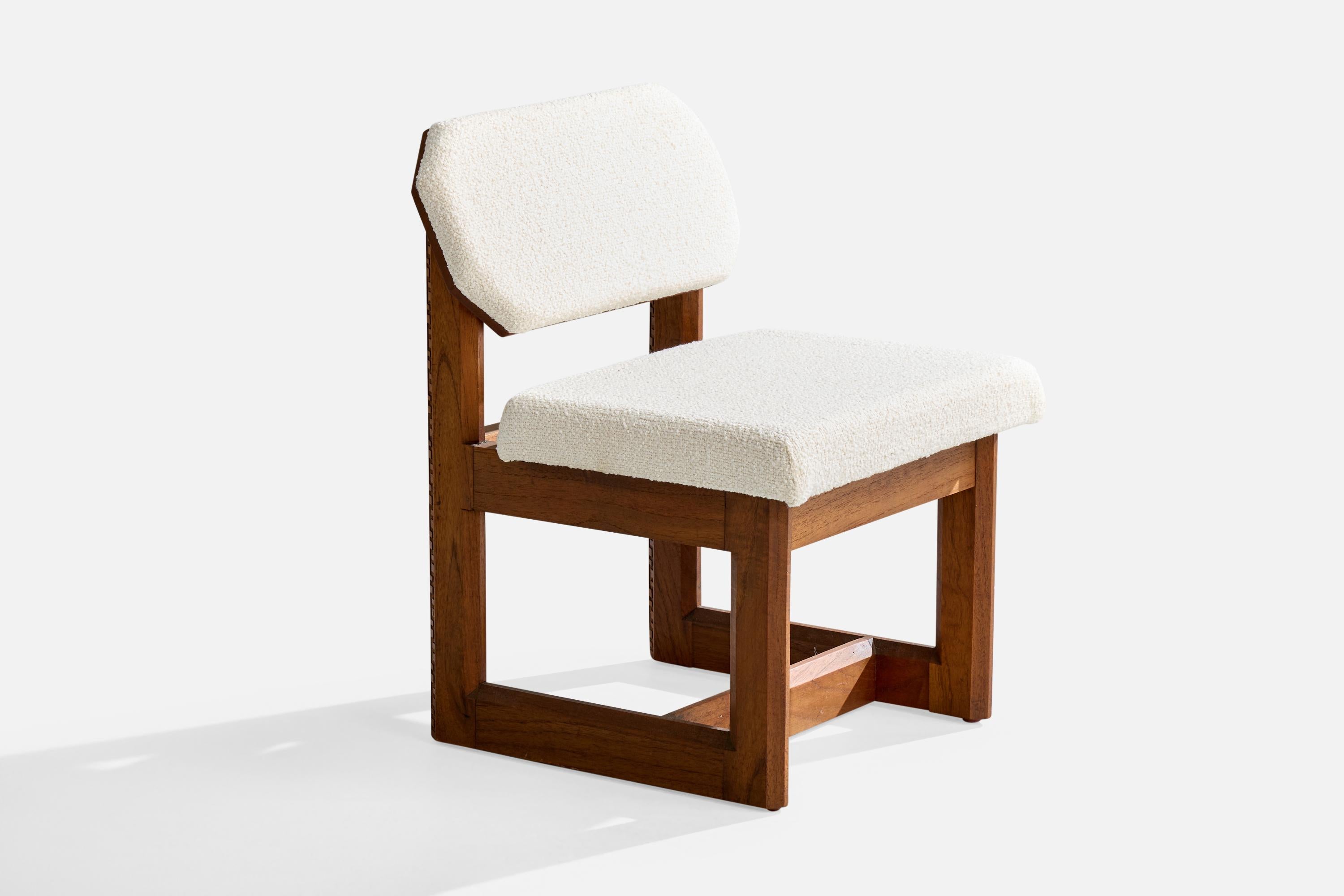 Frank Lloyd Wright, Pantoffelstühle, Mahagoni, Stoff, USA, 1955 im Zustand „Gut“ im Angebot in High Point, NC