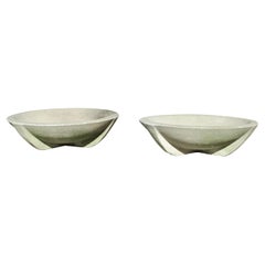 Frank Lloyd Wright Style Arts and Crafts Prairie School Cement Planter Pots