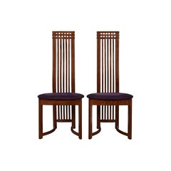 Frank Lloyd Wright Style Arts
Crafts Side Chairs or Dining Chairs, Pair Frank Lloyd Wright Style Arts
Crafts Side Chairs or Dining Chairs, Pair