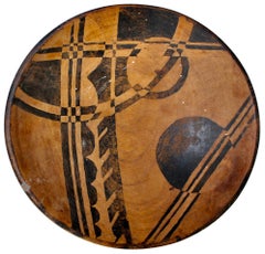 Frank Lloyd Wright Stil Hand gemalt Wood Bowl