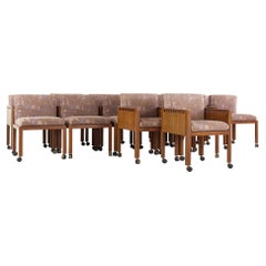 Set of Mid-Century Modern Frank Lloyd Wright Inspired Dining Chairs at ...