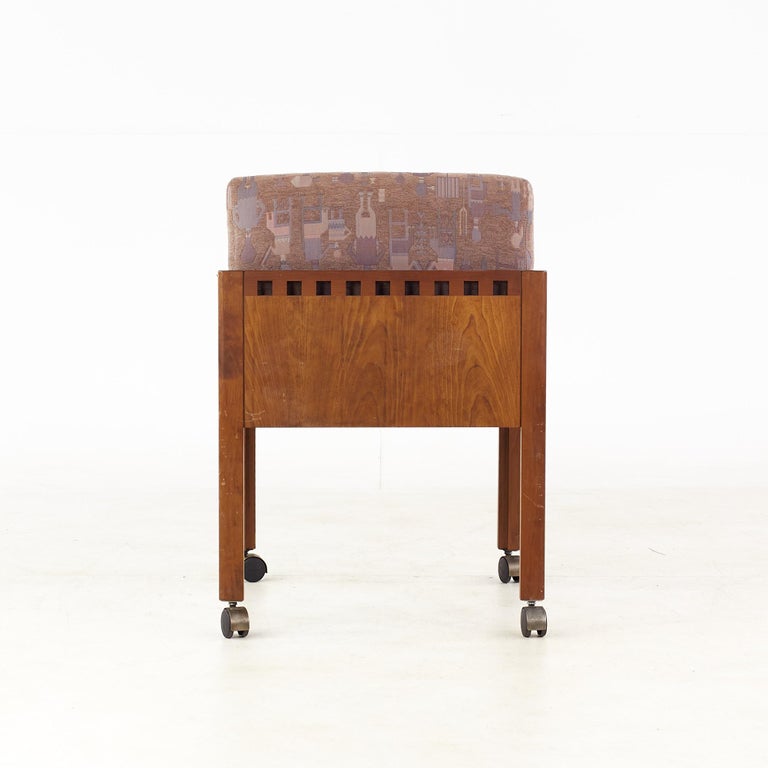 Frank Lloyd Wright Style Mid Century Side Dining Chairs, Set of 6 For ...