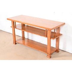 Mesa consola estilo Frank Lloyd Wright Mission Oak Arts & Crafts