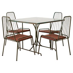 Frank Lloyd Wright Style Patio Dining Set
