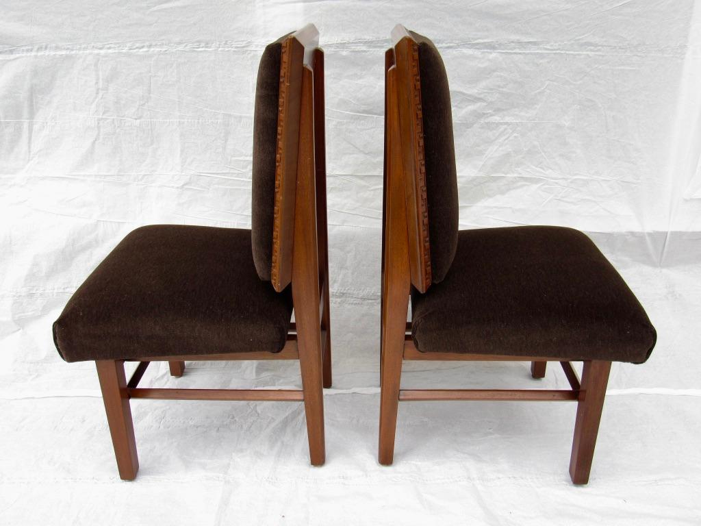 Mid-20th Century Frank Lloyd Wright Suite of Ten Henredon Dining Chairs, circa 1955