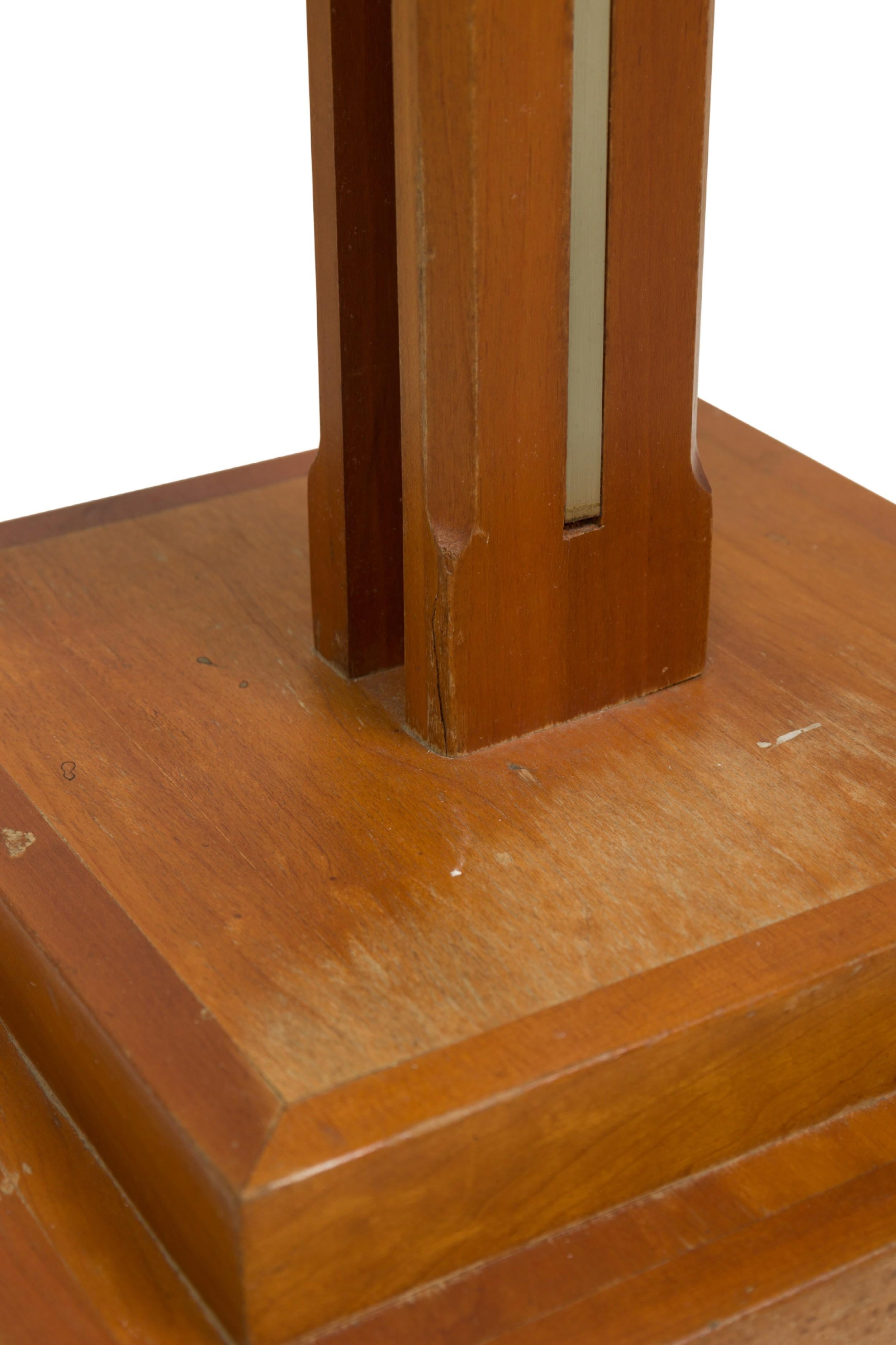 Frank Lloyd Wright / Taliesen American Wooden Standing Coat Tree / Hat Rack For Sale 1