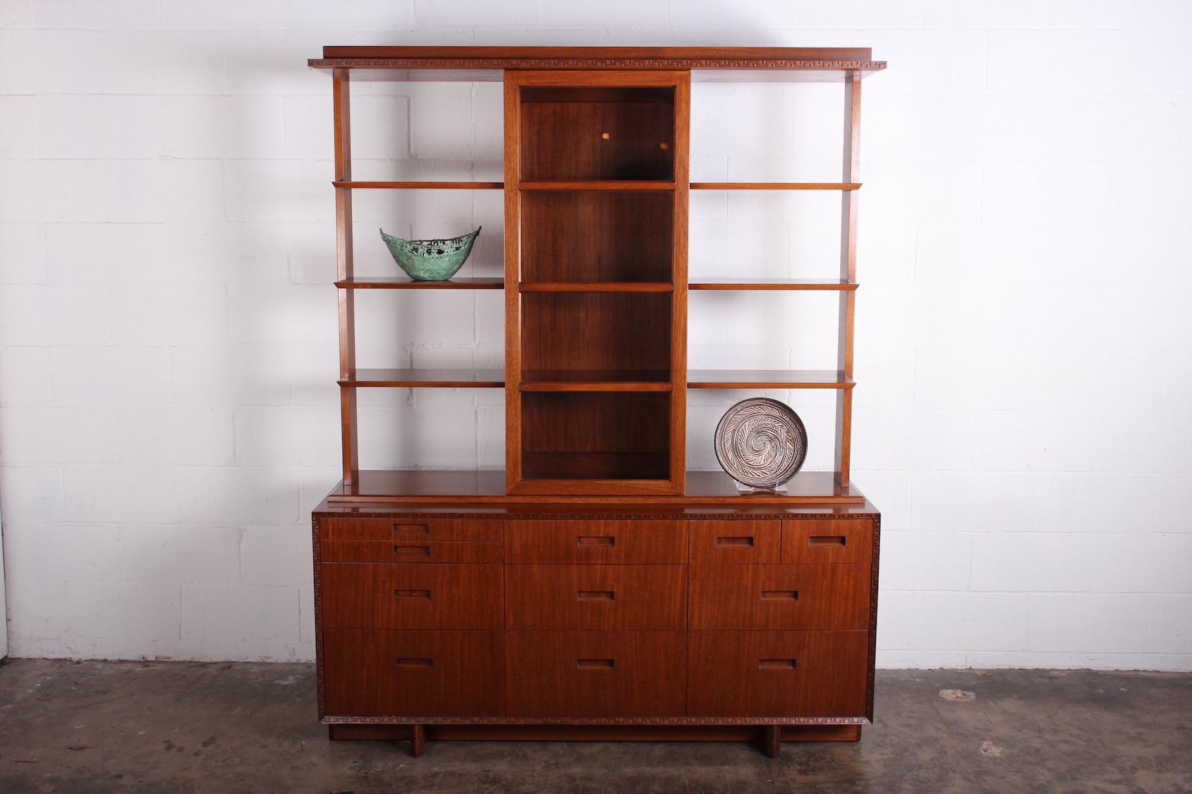 Frank Lloyd Wright 'Taliesin' Cabinet / Hutch 10