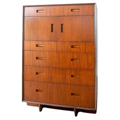 Frank Lloyd Wright Taliesin Chest of Drawers for Heritage Henredon Mahogany