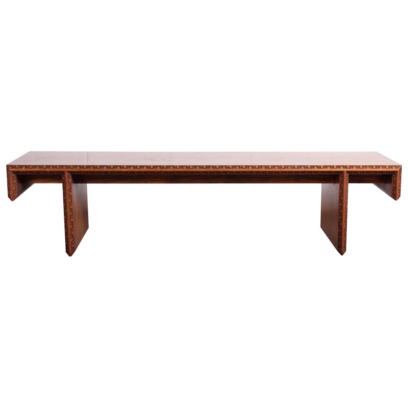 Frank Lloyd Wright 'Taliesin' Coffee Table / Bench