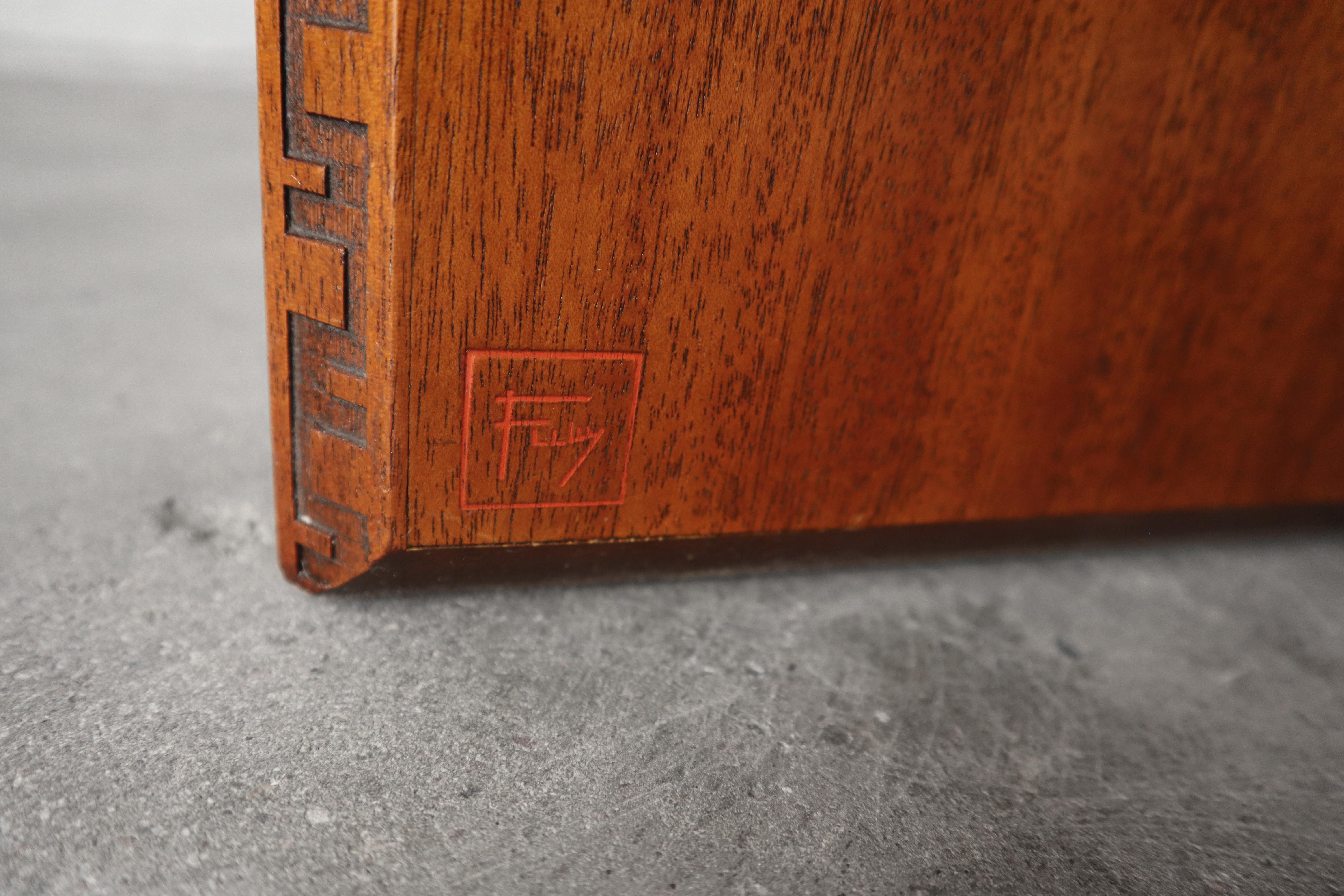 Mesa baja Taliesin de Frank Lloyd Wright para Henredon en venta 3