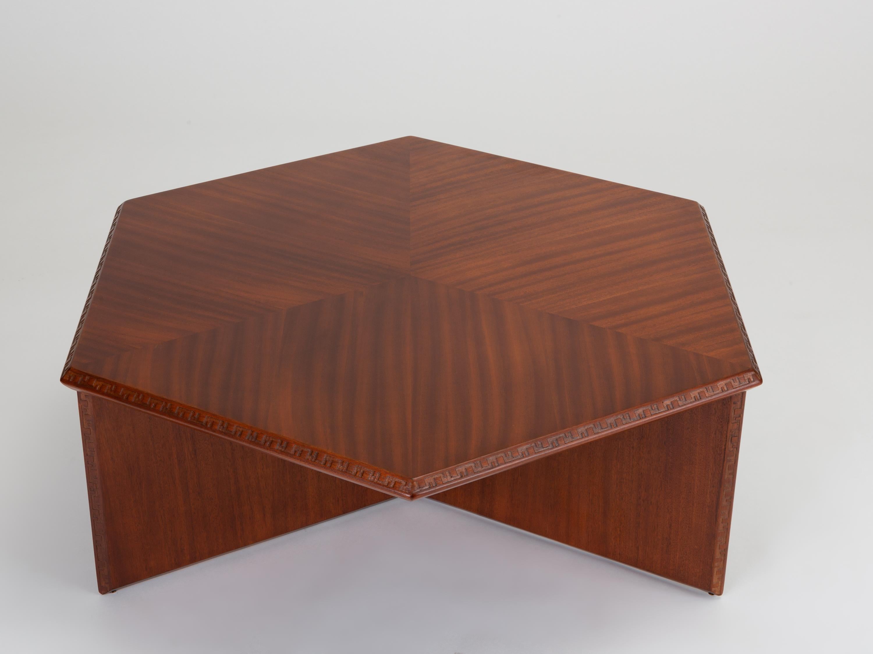 Frank Lloyd Wright “Taliesin” Coffee Table for Heritage-Henredon 3