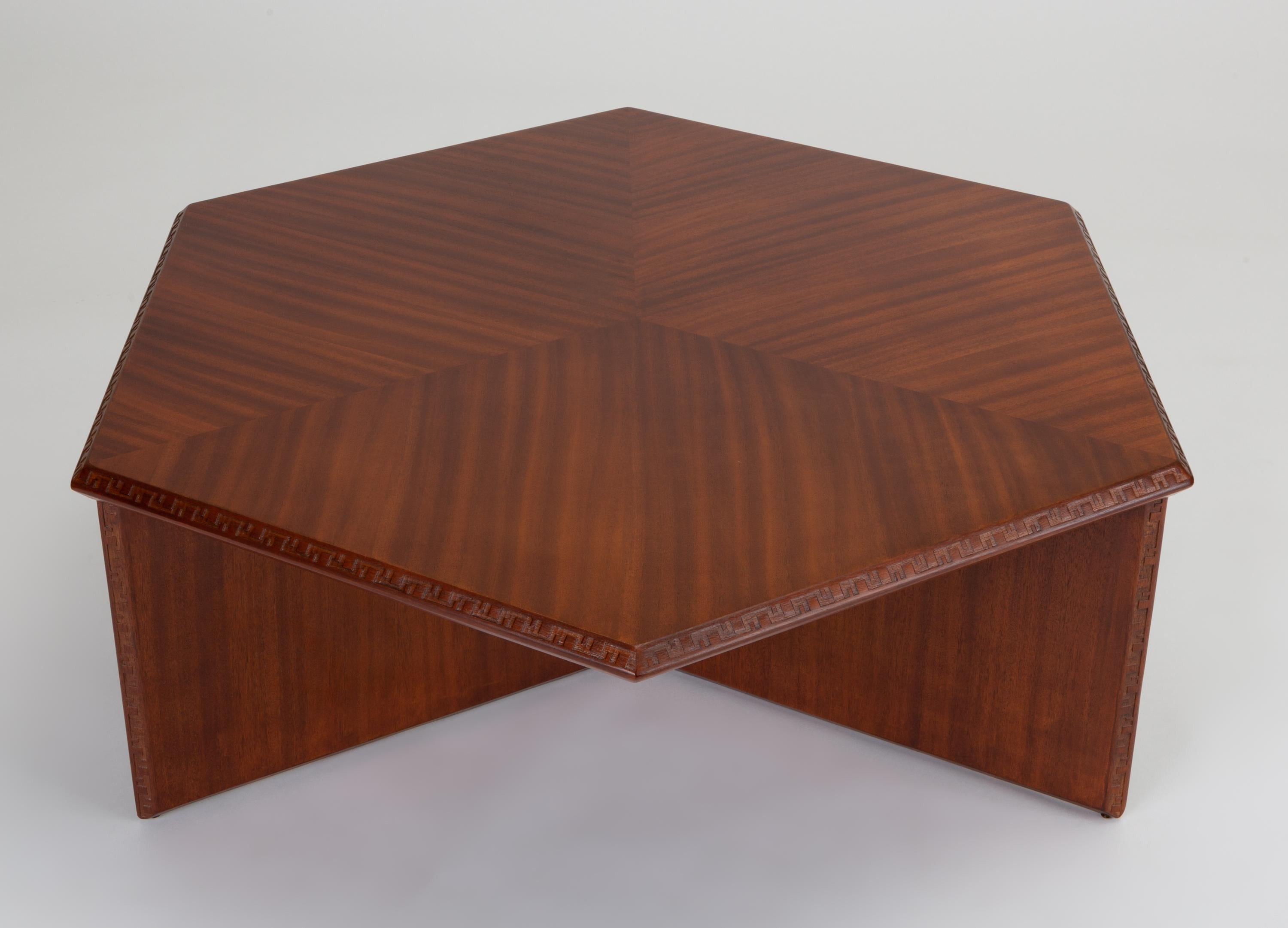 Frank Lloyd Wright “Taliesin” Coffee Table for Heritage-Henredon 4