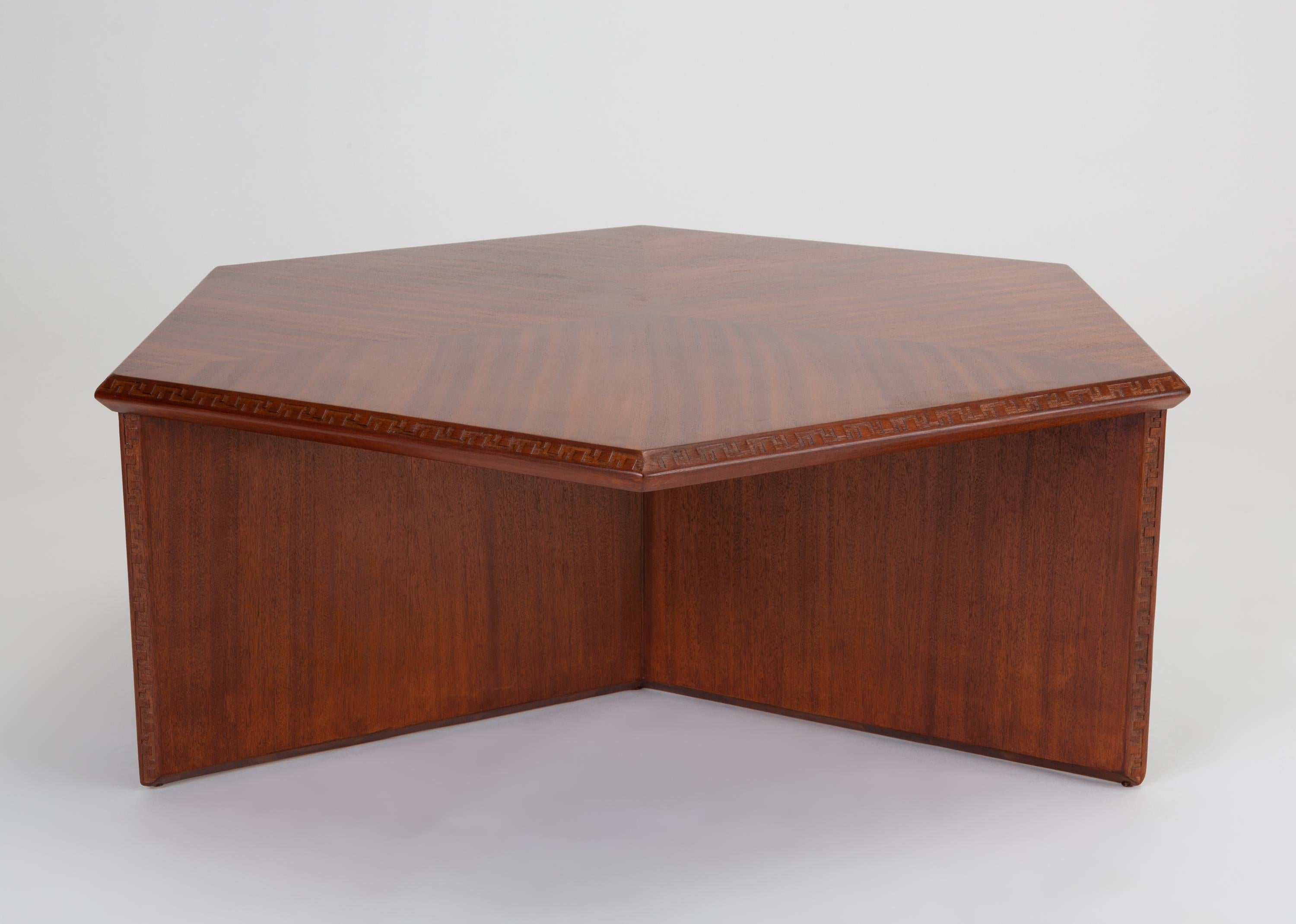 Frank Lloyd Wright “Taliesin” Coffee Table for Heritage-Henredon 2