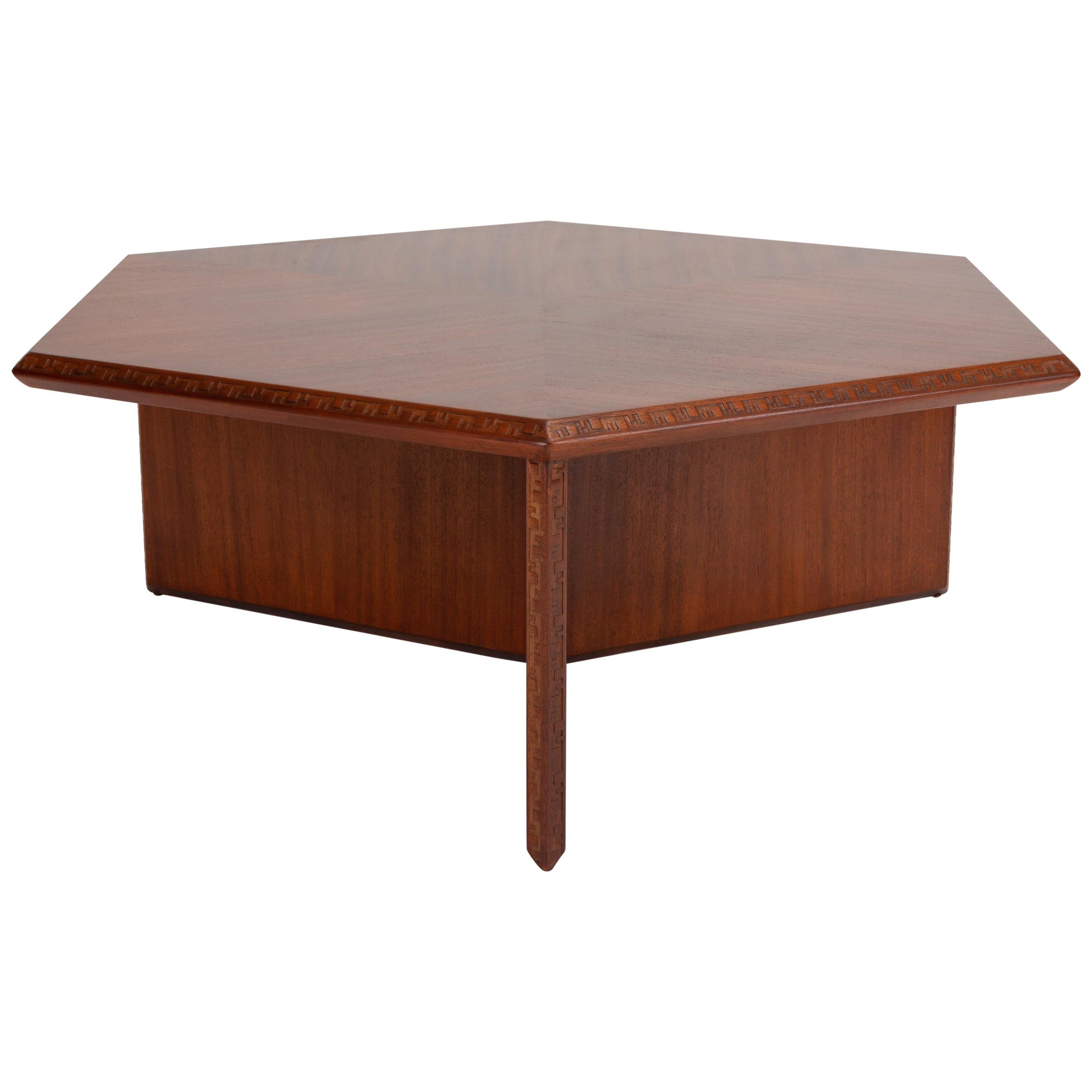 Frank Lloyd Wright “Taliesin” Coffee Table for Heritage-Henredon