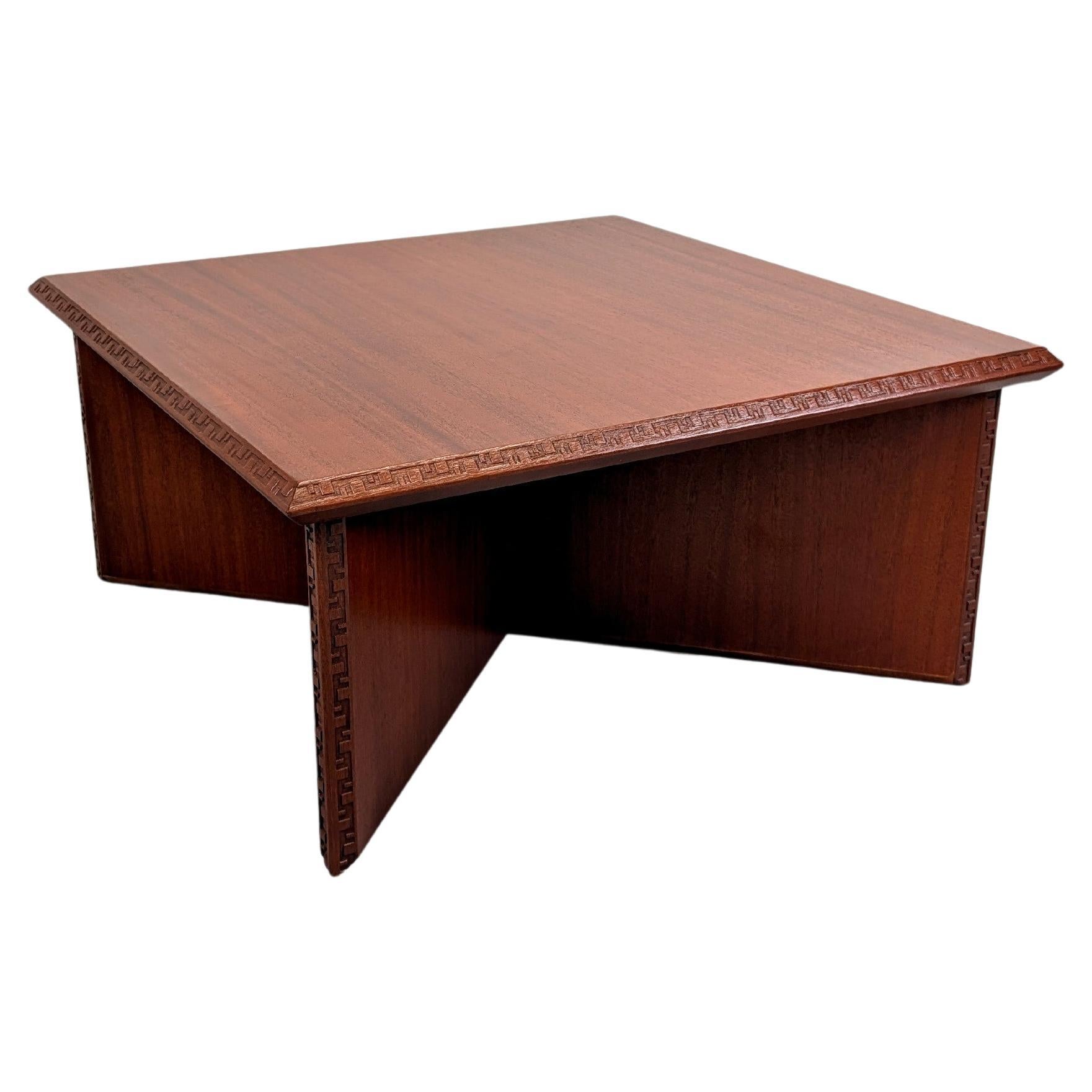 Frank Lloyd Wright "Taliesin" Coffee Table