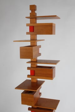 Frank Lloyd Wright Taliesin Floor Lamp in Cherry by Yamagiwa, Model S7263