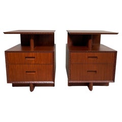 Retro Frank Lloyd Wright Taliesin Heritage-Henredon Night Stands