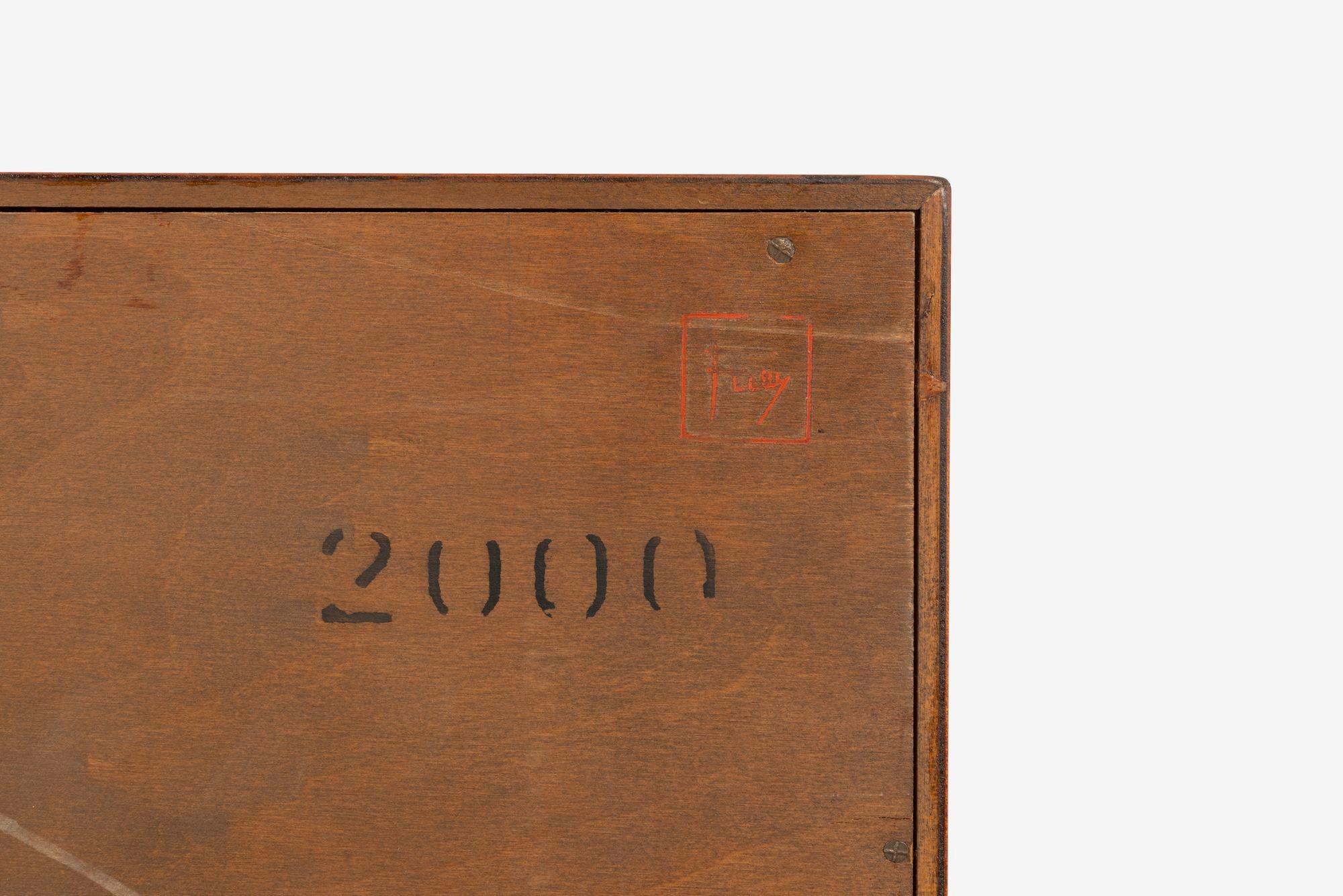 Triple commode Taliesin Line de Frank Lloyd Wright en bois d'acajou 1955 en vente 3
