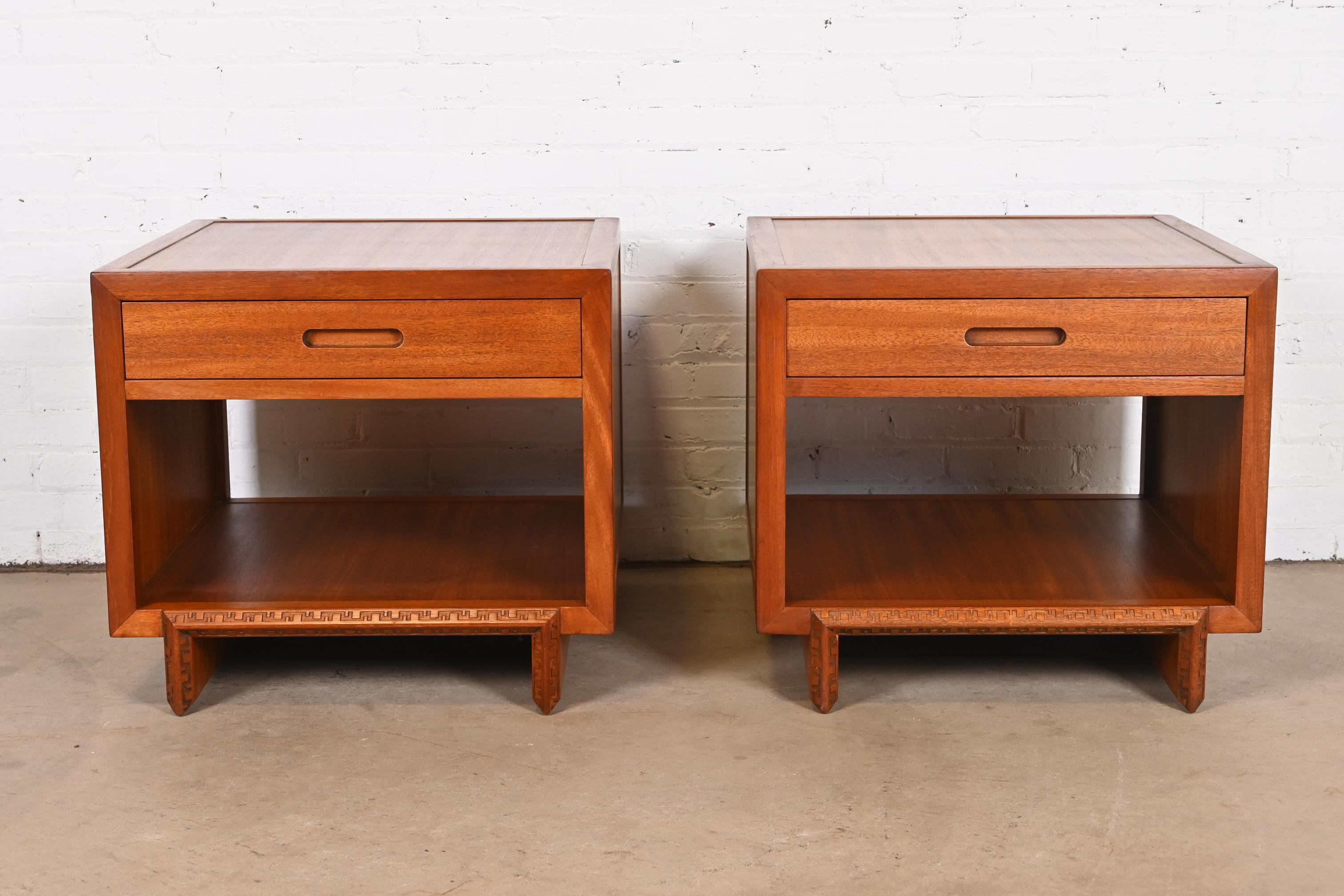 A rare and exceptional pair of Mid-Century Modern 