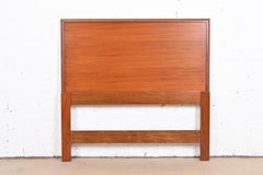 Frank Lloyd Wright Taliesin Mahogany Twin Headboard, Newly Restored